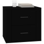 Black bedside table 50x39x47 cm by vidaXL, Lockers and storage cabinets - Ref: Foro24-816705, Price: 56,16 €, Discount: %