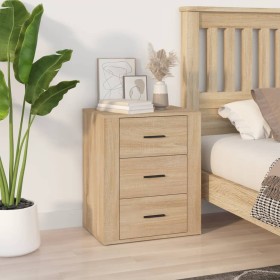 Sonoma oak plywood nightstand 50x36x60 cm by vidaXL, Nightstands - Ref: Foro24-816715, Price: 64,99 €, Discount: %