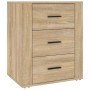 Sonoma oak plywood nightstand 50x36x60 cm by vidaXL, Nightstands - Ref: Foro24-816715, Price: 64,99 €, Discount: %