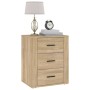 Sonoma oak plywood nightstand 50x36x60 cm by vidaXL, Nightstands - Ref: Foro24-816715, Price: 64,99 €, Discount: %