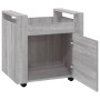 Carrito de escritorio contrachapada gris Sonoma 60x45x60 cm de vidaXL, Carros e islas - Ref: Foro24-816614, Precio: 56,80 €, ...