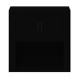 Armario de pared madera contrachapada negro 80x33x80 cm de vidaXL, Aparadores - Ref: Foro24-816585, Precio: 91,19 €, Descuent...