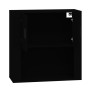 Armario de pared madera contrachapada negro 80x33x80 cm de vidaXL, Aparadores - Ref: Foro24-816585, Precio: 91,19 €, Descuent...