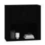 Armario de pared madera contrachapada negro 80x33x80 cm de vidaXL, Aparadores - Ref: Foro24-816585, Precio: 91,19 €, Descuent...