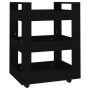 Plywood black kitchen cart 60x45x80 cm by vidaXL, Kitchen and dining carts - Ref: Foro24-816817, Price: 58,88 €, Discount: %