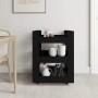 Plywood black kitchen cart 60x45x80 cm by vidaXL, Kitchen and dining carts - Ref: Foro24-816817, Price: 58,88 €, Discount: %