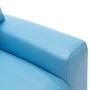 Sillón reclinable para niños cuero sintético azul de vidaXL, Sillas y tronas para niños - Ref: Foro24-324045, Precio: 153,99 ...