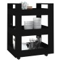 Plywood black kitchen cart 60x45x80 cm by vidaXL, Kitchen and dining carts - Ref: Foro24-816817, Price: 58,88 €, Discount: %