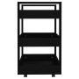 Plywood black kitchen cart 60x45x80 cm by vidaXL, Kitchen and dining carts - Ref: Foro24-816817, Price: 58,88 €, Discount: %