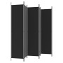 Divider screen with 6 black fabric panels 300x220 cm by vidaXL, Room dividers - Ref: Foro24-350209, Price: 56,62 €, Discount: %