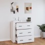 White plywood sideboard 80x33x70 cm by vidaXL, Sideboards - Ref: Foro24-816576, Price: 105,62 €, Discount: %