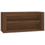 Mueble zapatero madera contrachapada marrón roble 100x35x45 cm de vidaXL, Zapateros y organizadores de calzado - Ref: Foro24-...