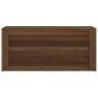 Schuhschrank aus braunem Eichensperrholz, 100 x 35 x 45 cm von vidaXL, Schuhregale und Schuhorganisatoren - Ref: Foro24-81691...