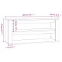 Schuhschrank aus braunem Eichensperrholz, 100 x 35 x 45 cm von vidaXL, Schuhregale und Schuhorganisatoren - Ref: Foro24-81691...