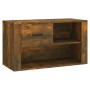 Mueble zapatero madera contrachapada roble ahumado 80x35x45 cm de vidaXL, Zapateros y organizadores de calzado - Ref: Foro24-...