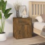 Smoked oak plywood nightstand 50x36x60 cm by vidaXL, Nightstands - Ref: Foro24-816725, Price: 60,91 €, Discount: %