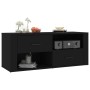 Mueble para TV madera contrachapada negra 100x35x40 cm de vidaXL, Muebles TV - Ref: Foro24-823100, Precio: 68,93 €, Descuento: %