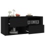 Mueble para TV madera contrachapada negra 100x35x40 cm de vidaXL, Muebles TV - Ref: Foro24-823100, Precio: 68,93 €, Descuento: %