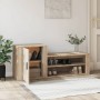 Shoe cabinet made of Sonoma oak plywood wood 130x35x54 cm by vidaXL, Shoe racks and shoe organizers - Ref: Foro24-816747, Pri...