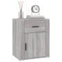 Mesita de noche madera contrachapada gris Sonoma 50x36x60 cm de vidaXL, Mesitas de noche - Ref: Foro24-816726, Precio: 47,89 ...