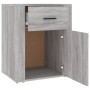 Bedside table made of gray Sonoma plywood, measuring 50x36x60 cm. by vidaXL, Nightstands - Ref: Foro24-816726, Price: 47,89 €...