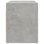 Concrete gray plywood bedside table 60x36x45 cm by vidaXL, Nightstands - Ref: Foro24-816740, Price: 76,71 €, Discount: %