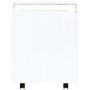 Carrito de escritorio contrachapada blanco brillo 60x45x60 cm de vidaXL, Carros e islas - Ref: Foro24-816610, Precio: 52,79 €...