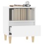 Two white bedside tables 40x35x50 cm by vidaXL, Nightstands - Ref: Foro24-821795, Price: 86,87 €, Discount: %