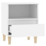 Two white bedside tables 40x35x50 cm by vidaXL, Nightstands - Ref: Foro24-821795, Price: 86,87 €, Discount: %