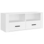 TV stand made of white plywood, 100x35x40 cm by vidaXL, TV Furniture - Ref: Foro24-816808, Price: 51,65 €, Discount: %