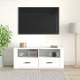 TV stand made of white plywood, 100x35x40 cm by vidaXL, TV Furniture - Ref: Foro24-816808, Price: 51,65 €, Discount: %