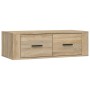 Hängender TV-Schrank aus Sonoma-Eichensperrholz, 80 x 36 x 25 cm von vidaXL, TV-Möbel - Ref: Foro24-816835, Preis: 64,72 €, R...