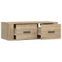 Hängender TV-Schrank aus Sonoma-Eichensperrholz, 80 x 36 x 25 cm von vidaXL, TV-Möbel - Ref: Foro24-816835, Preis: 64,72 €, R...