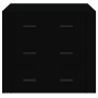 Aparador de madera contrachapada negro 80x33x70 cm de vidaXL, Aparadores - Ref: Foro24-816577, Precio: 82,98 €, Descuento: %