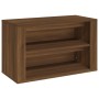 Mueble zapatero madera contrachapada marrón roble 75x35x45 cm de vidaXL, Zapateros y organizadores de calzado - Ref: Foro24-8...