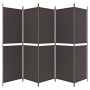 Divider screen with 5 brown fabric panels 250x180 cm by vidaXL, Room dividers - Ref: Foro24-350219, Price: 47,66 €, Discount: %