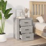 Concrete gray plywood bedside table 50x36x60 cm by vidaXL, Nightstands - Ref: Foro24-816716, Price: 60,09 €, Discount: %