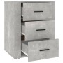 Concrete gray plywood bedside table 50x36x60 cm by vidaXL, Nightstands - Ref: Foro24-816716, Price: 60,09 €, Discount: %