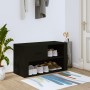 Mueble zapatero madera contrachapada negro 80x35x45 cm de vidaXL, Zapateros y organizadores de calzado - Ref: Foro24-816753, ...