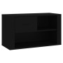 Mueble zapatero madera contrachapada negro 80x35x45 cm de vidaXL, Zapateros y organizadores de calzado - Ref: Foro24-816753, ...