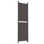 Divider screen with 5 brown fabric panels 250x180 cm by vidaXL, Room dividers - Ref: Foro24-350219, Price: 47,66 €, Discount: %