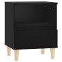 Black nightstand 40x35x50 cm by vidaXL, Nightstands - Ref: Foro24-821796, Price: 46,29 €, Discount: %