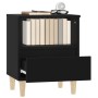 Black nightstand 40x35x50 cm by vidaXL, Nightstands - Ref: Foro24-821796, Price: 46,29 €, Discount: %