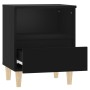 Black nightstand 40x35x50 cm by vidaXL, Nightstands - Ref: Foro24-821796, Price: 46,29 €, Discount: %