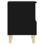 Black nightstand 40x35x50 cm by vidaXL, Nightstands - Ref: Foro24-821796, Price: 46,29 €, Discount: %