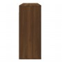 Armario de pared madera contrachapada marrón roble 80x33x80 cm de vidaXL, Aparadores - Ref: Foro24-816591, Precio: 74,99 €, D...