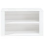 Glossy white plywood shoe cabinet 75x35x45 cm by vidaXL, Shoe racks and shoe organizers - Ref: Foro24-816898, Price: 48,67 €,...