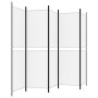 5-panel white fabric room divider screen 250x180 cm by vidaXL, Room dividers - Ref: Foro24-350218, Price: 45,04 €, Discount: %