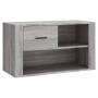 Wooden shoe cabinet in gray Sonoma plywood 80x35x45 cm by vidaXL, Shoe racks and shoe organizers - Ref: Foro24-816758, Price:...