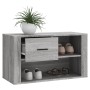 Wooden shoe cabinet in gray Sonoma plywood 80x35x45 cm by vidaXL, Shoe racks and shoe organizers - Ref: Foro24-816758, Price:...